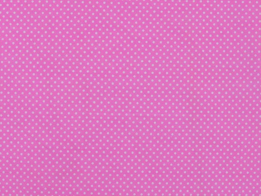 Pin Spot Polycotton Print, Pink