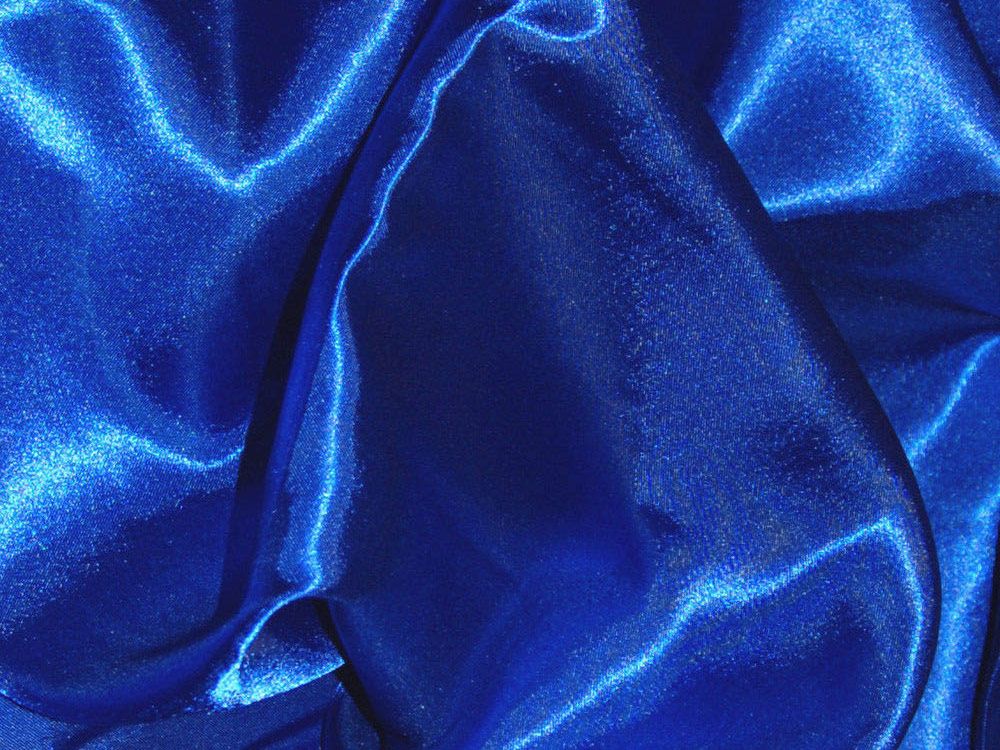 Bikini in lace-effect viscose with glossy finish Blue