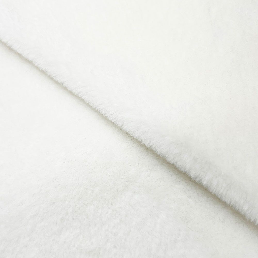 Emily Soft Plush Faux Fur, Ivory