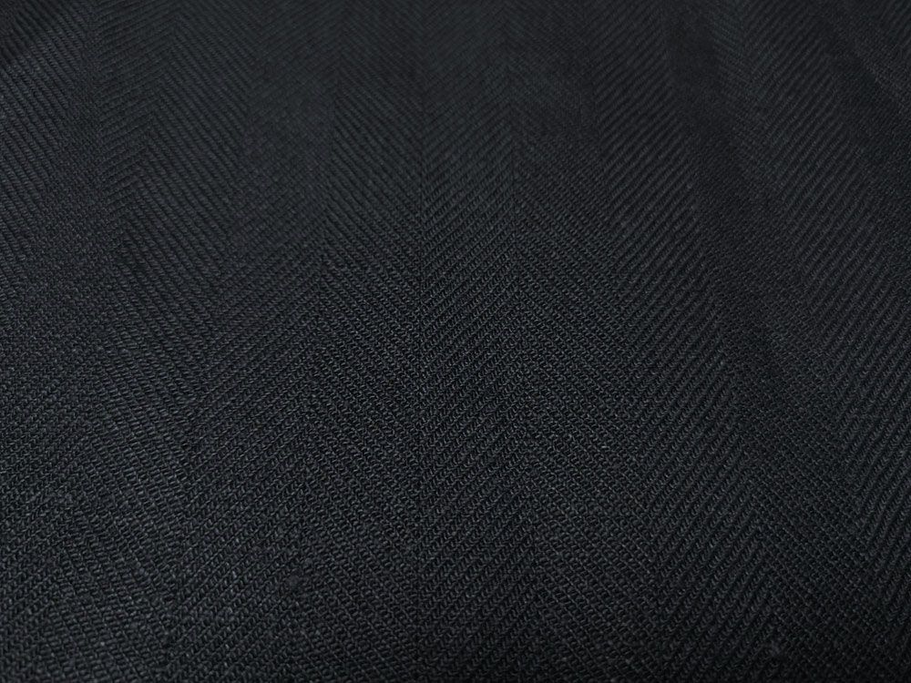 Mallow Herringbone Irish Linen, Navy