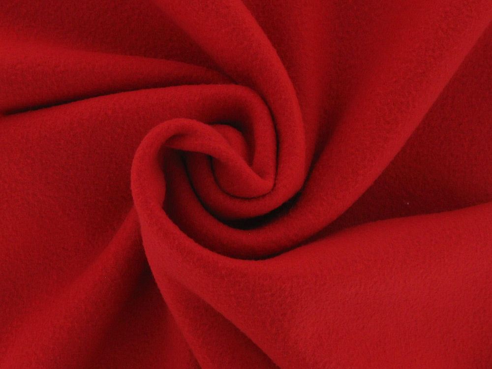 Fleece Fabric: Red