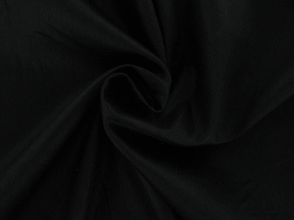 Pure Cotton Butter Satin, Black