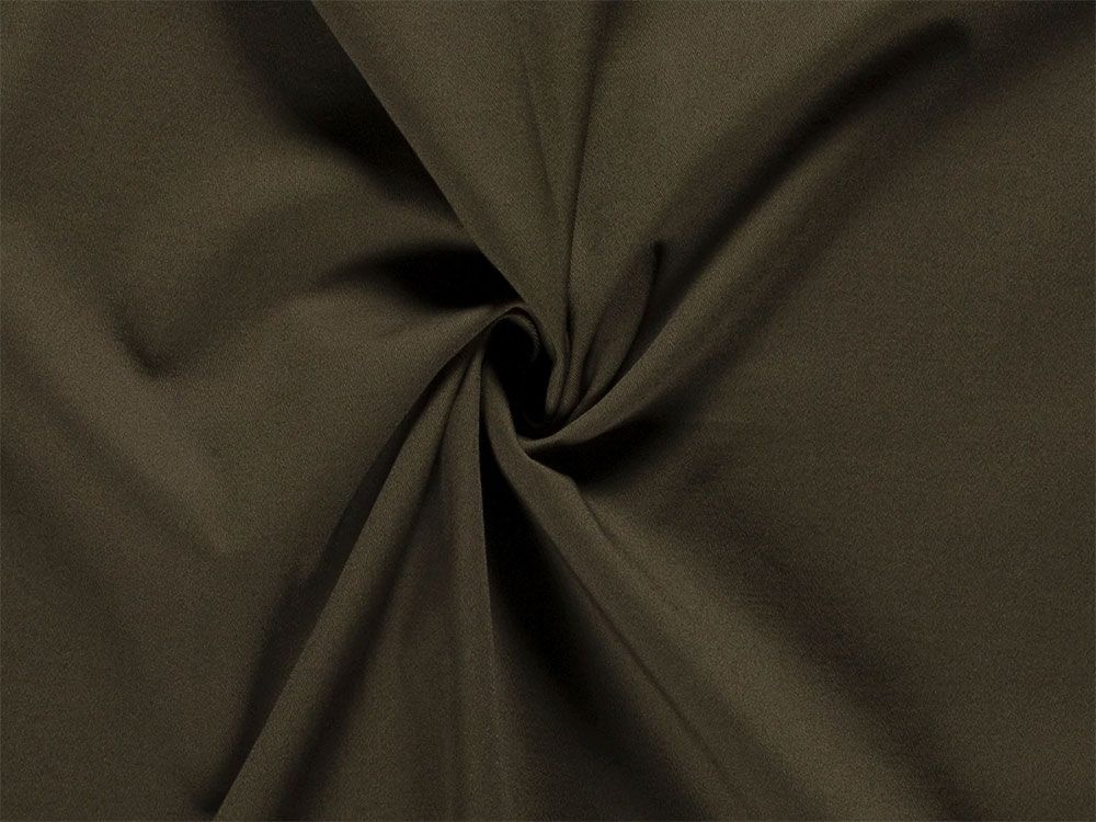 STRETCH COTTON TWILL - OLIVE