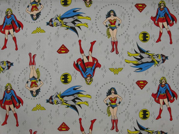 Marvel Comics Cotton Print, Girl Power