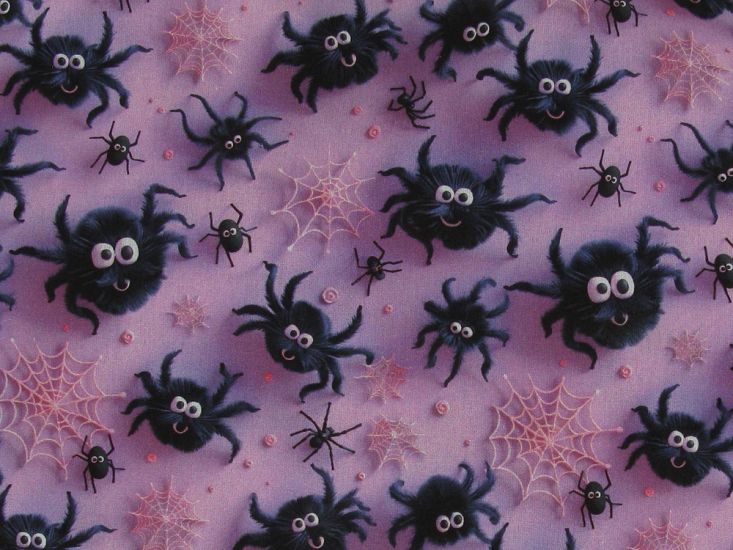 3D Fantasy Cotton Print, Halloween Spider