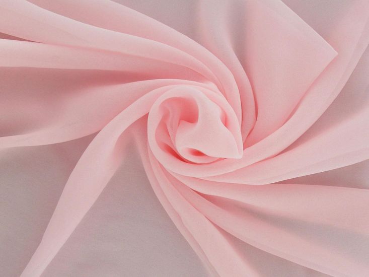 Alexis Crepe Chiffon, Light Pink