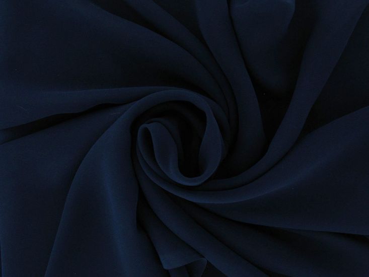 Alexis Crepe Chiffon, Navy