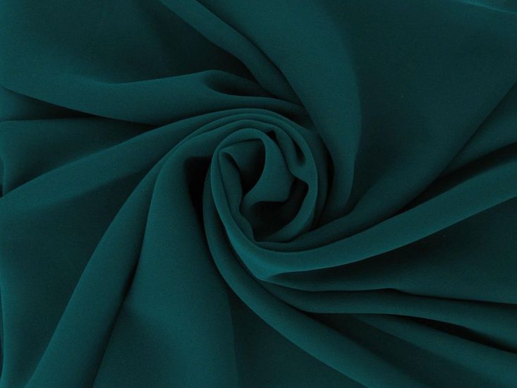 Alexis Crepe Chiffon, Teal