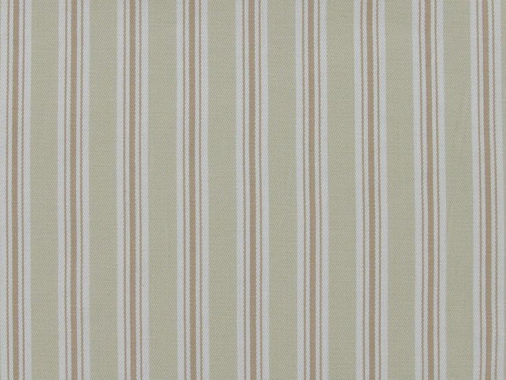 Baystripe Woven Cotton Ticking, Natural