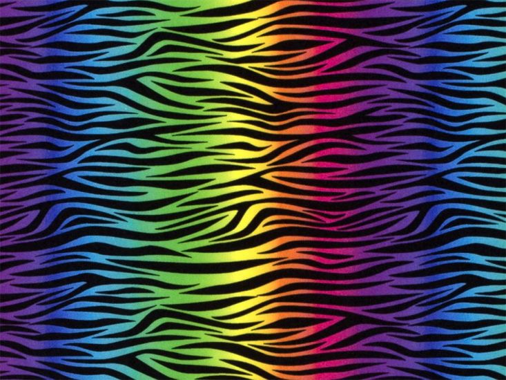 Carnival Collection Jersey, Rainbow Zebra