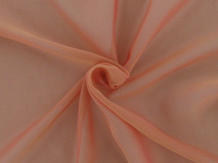 Cationic Yoryu Chiffon, Peach