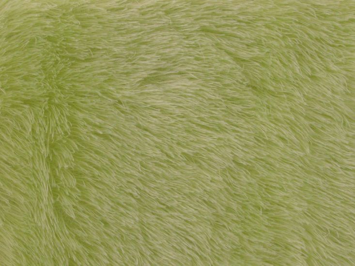 Deadstock Long Hair Plush Fur, Lime