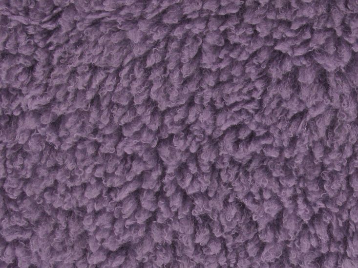 Deadstock Shaggy Soft Sherpa Fur, Lilac