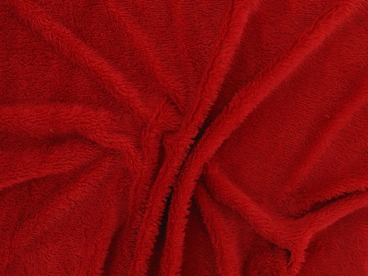 Deadstock Plush Pile Fur, Red