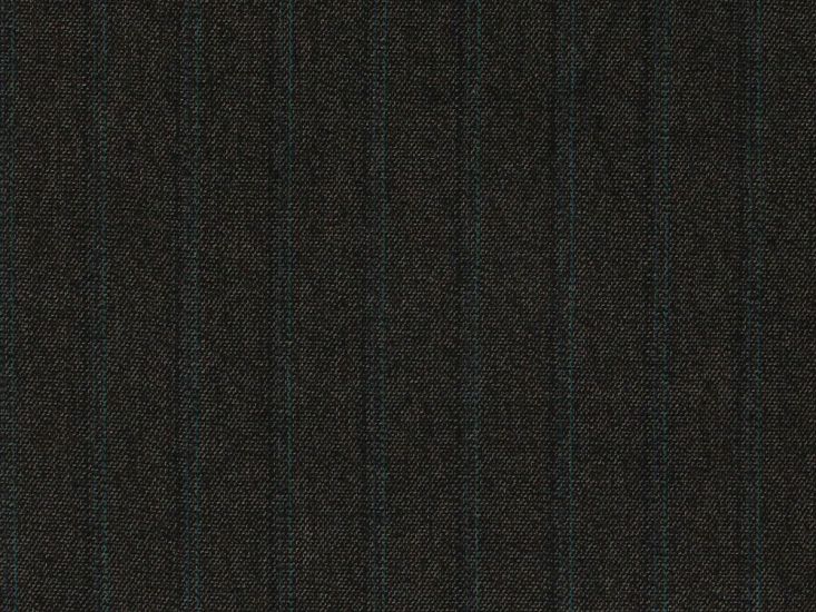 Deadstock Soft Touch Stripe Polyviscose Suiting, Brown