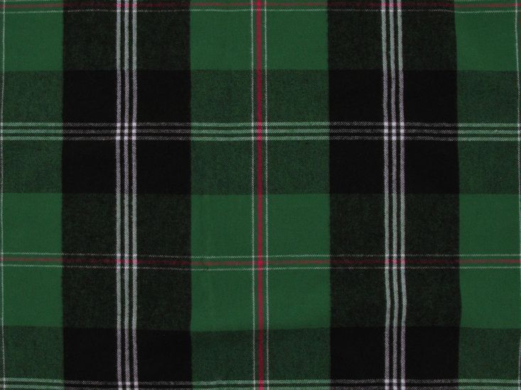 Designer Deadstock Brushed Cotton Tartan, Maxi Kilbray