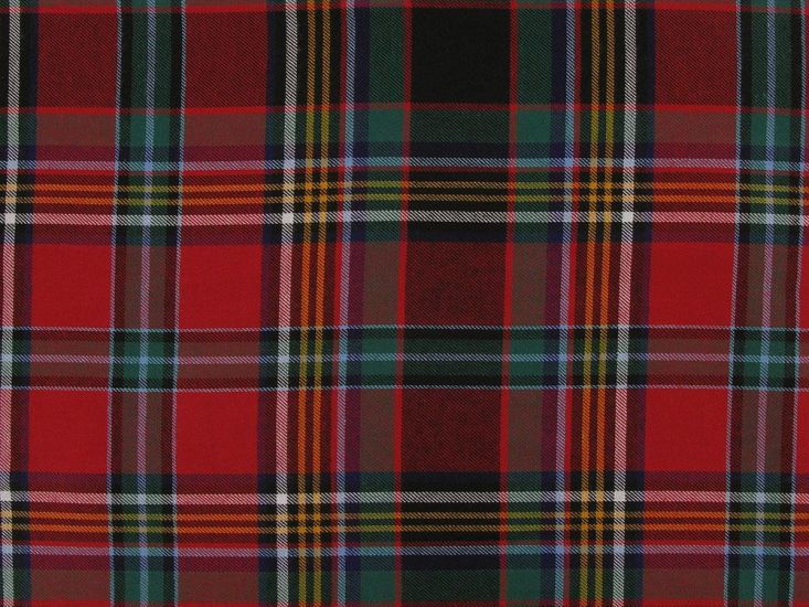 Designer Deadstock Brushed Cotton Tartan, Maxi Melrose