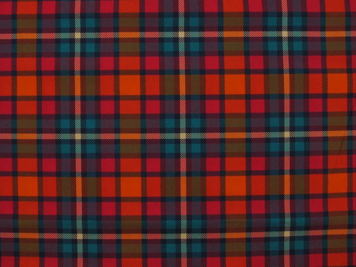 Eclectic Tartan Cotton Print Collection, Enchanted Thistle