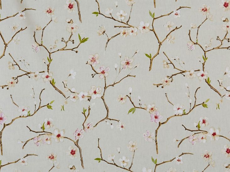 Emi Blossom Garden Curtain Fabric, Chintz