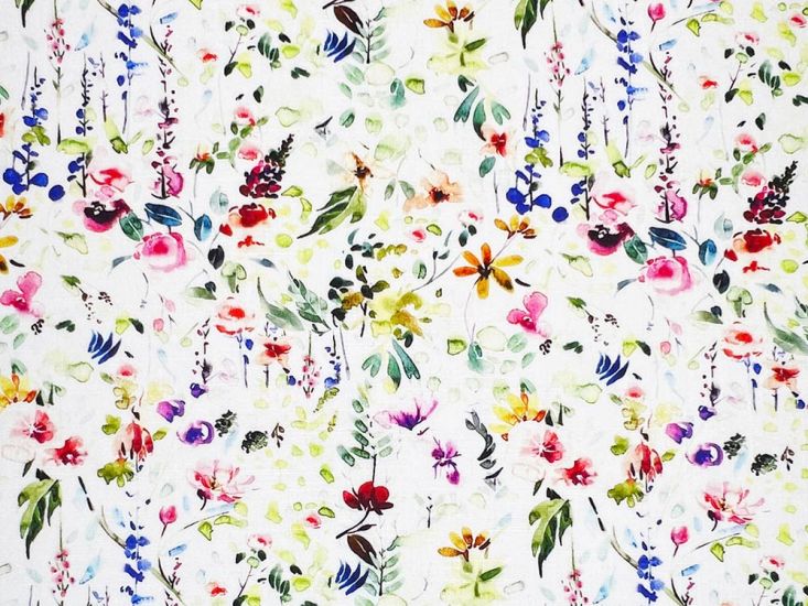 Floral Andromeda Printed Linen Blend