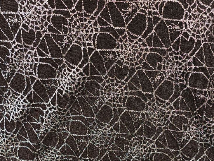 Halloween Spiderweb Metallic Net, Silver