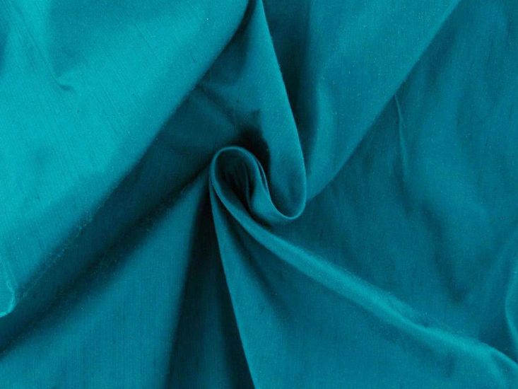 Indian Silk Dupion, Azure