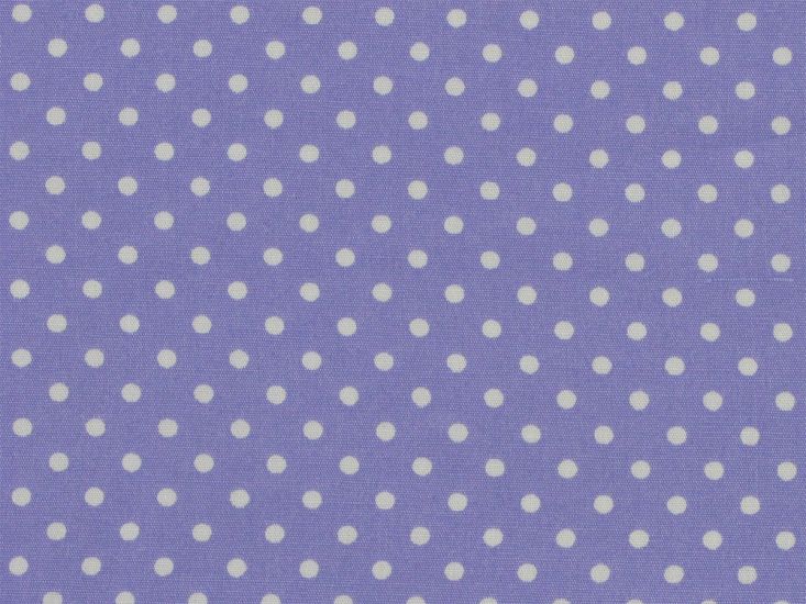 Mini Dots Cotton Poplin Print, Lilac