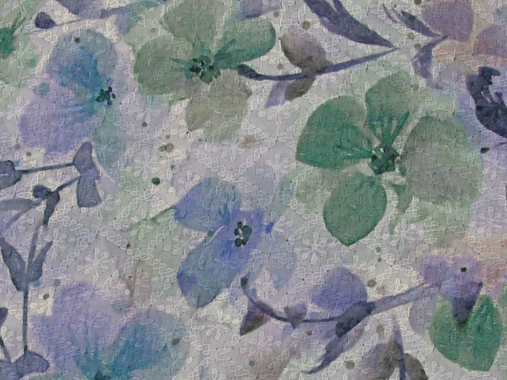 Misty Blossoms Embroidered Anglasie, Lilac