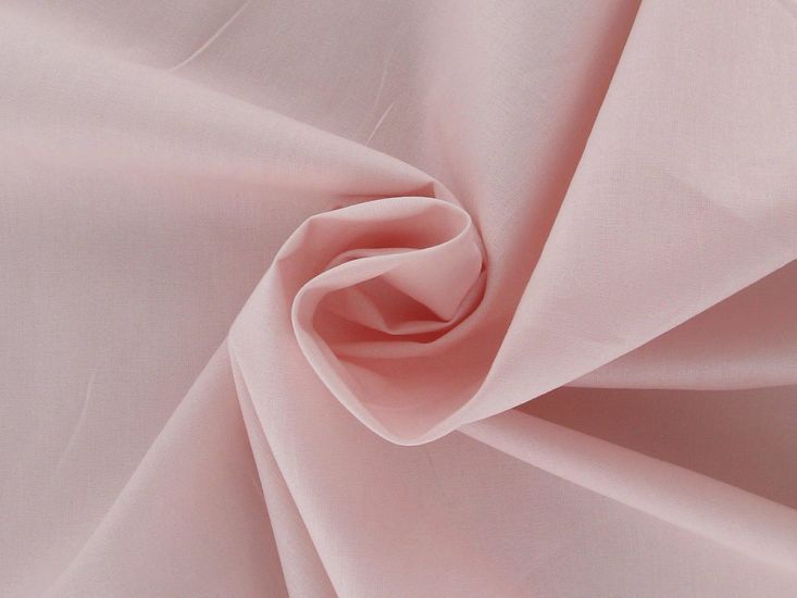 Plain Dye Soft Cretonne Cotton, Pink