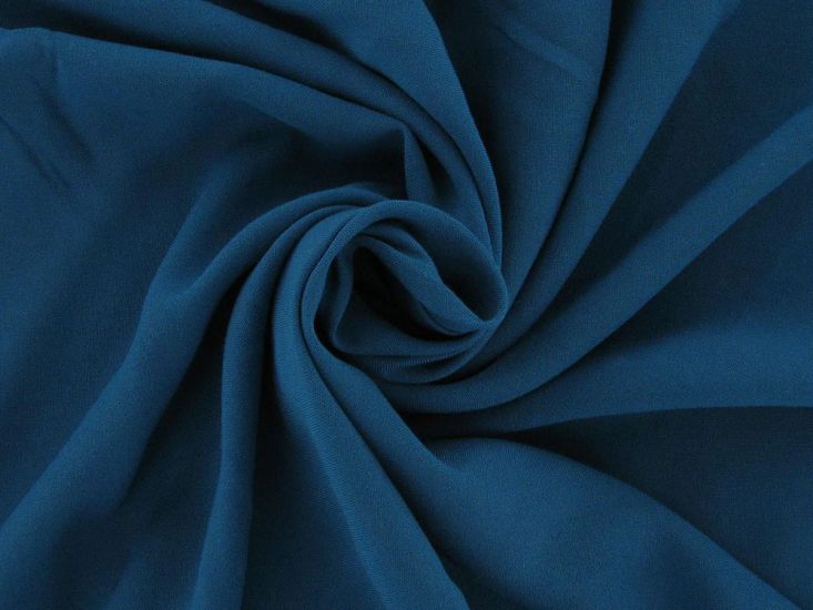 Plain Viscose Chalis, Blue Steel