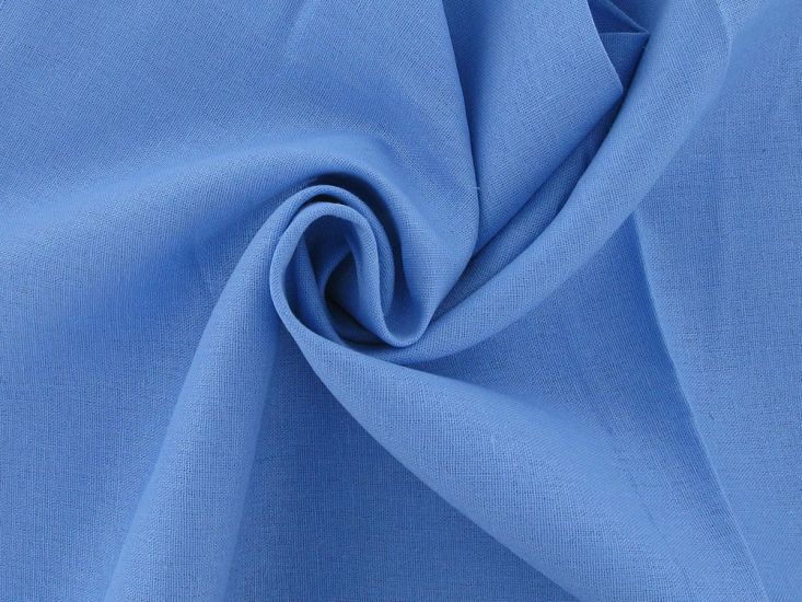 Riya Viscose Linen Blend, Light Blue