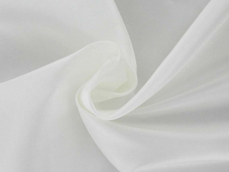 Sheen Polyester Taffeta, Ivory