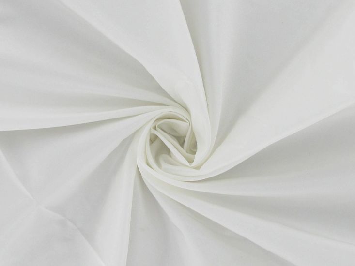 Silk Taffeta, White