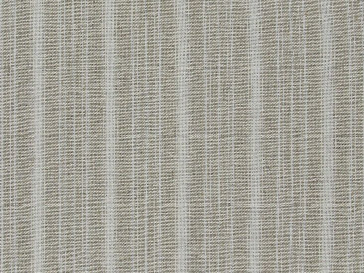 Tibet Stripe Linen Cotton Blend, Natural