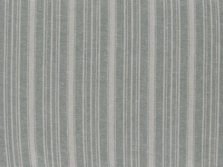 Tibet Stripe Linen Cotton Blend, Teal