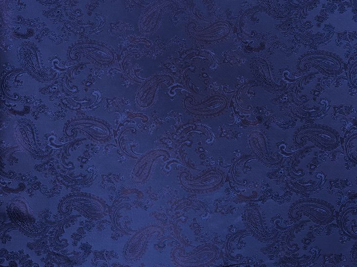 Two Toned Jacquard Paisley Lining, Royal