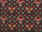 3D Fantasy Cotton Print, Christmas Crochet Reindeer