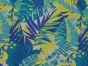 Abstract Flora Viscose Print, Blue