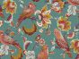 Tropical Birds Organic Cotton Poplin Print, Teal