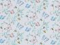 Butterfly Bumblebee Cotton Curtain Fabric, Bon Bon