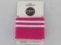 Cotton Cuffing 1.35m Packs, Double Stripe, Fuchsia