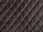 Diamond Stitch Quilted Leatherette, Red