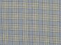 Downings Small Check Irish Linen, Sky