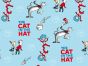 Dr Seuss Books Cotton Print, The Cat in The Hat