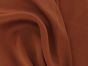 Faux Silk Charmeuse Satin, Burnt Orange