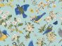 Fleece Backed Showerproof Soft Shell, Floral Birds