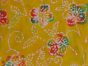 Indian Batik Cotton, Spotted Daisy, Sunshine