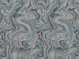 Marble Swirls Printed Power Mesh, Light Blue