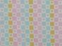 Mini Heart Check Cotton Print, Pastel