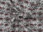 Bespectacled Chimps Cotton Jersey Print, Red